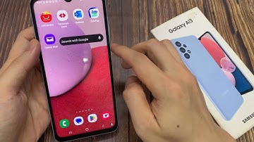 Samsung Galaxy A13: How to Add A Google Or Chrome Search Bar To Home Screen