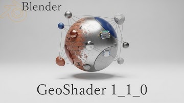 Blenderのアドオン「GeoShader」の紹介動画です。概要欄にURLがあります。#blender #addon #GeoShader