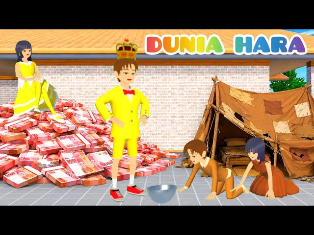 Yuta Kaya Mendadak VS Yuta Miskin Ketemu Malaikat 😱 | Hujan Uang di Kota Sakura Dunia Hara