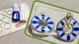 100均  サークルフレームでピアス