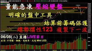 20210608【陳智霖分析師 直播LIVE】量能急凍、操作更需明確指引｜台積電、京鼎、景碩、南電、景碩、漢磊、環球晶、中鋼、燁輝、宏碁、台勝科