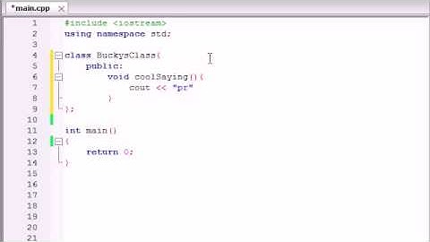 Buckys C++ Programming Tutorials   12   Introduction to Classes and Objects
