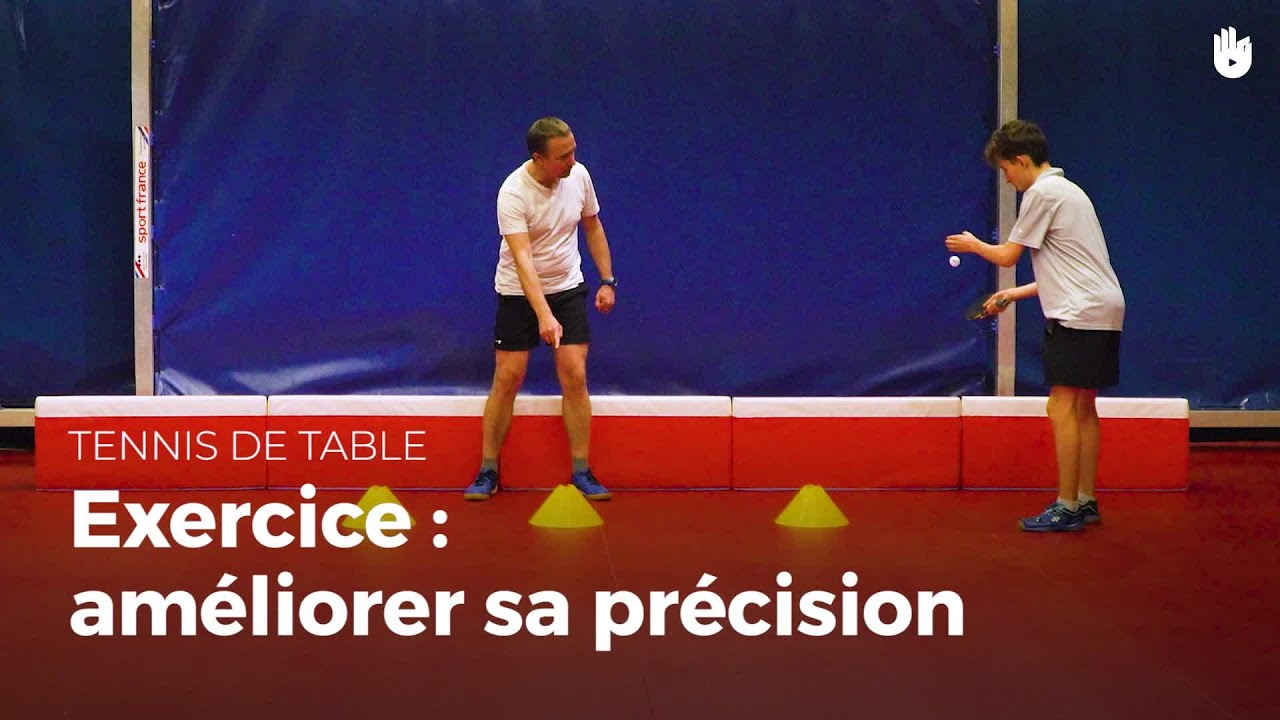 3 exercices pour travailler la précision Tennis de Table YouTube
