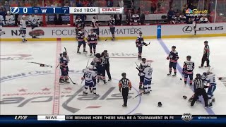 Pat Maroon Vs Garnet Hathaway Fight Washington Capitals Vs Tampa Bay Lighting 2022 Nhl