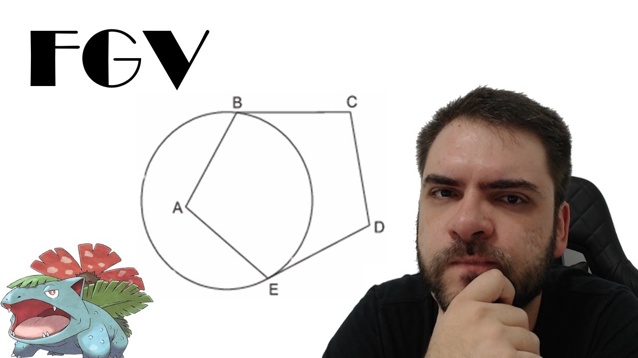 FGV/2008 Dado um pentágono regular ABCDE, constrói-se uma circunferência pelos vértices B e E de tal