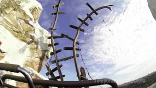 Expedition Everest HD POV Front Row On-Ride Roller Coaster ride by GoPro - Animal Kingdom