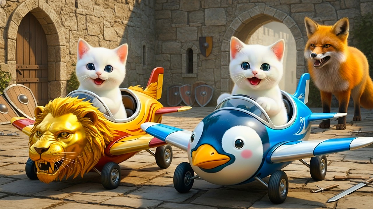 Mama Cat Trims Fur on the Farm and Makes Tiger Hat For Kittens At Home🐾🎩🐯