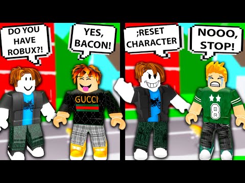 He Lied About Having Robux Roblox Exposing Fakes 5 Roblox Social Experiment Roblox Funny Moments Youtube - roblox adopt and raise a cute kid admin commands list robux