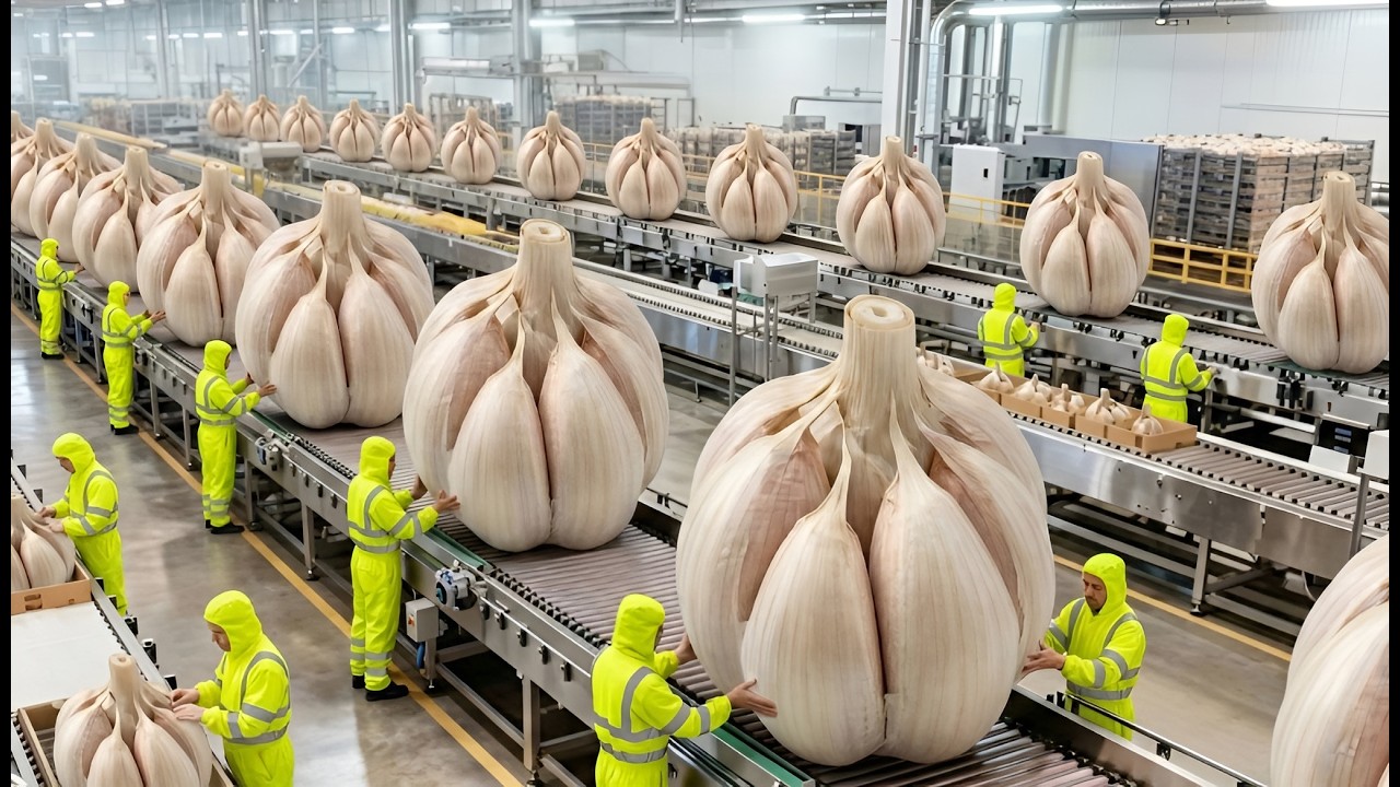 Inside a Modern Guangdong- Chinese Garlic Factory: From Harvest Raw Garlic to Premium Powder