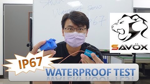SAVOX waterproof servo introduction and IP67 testing SW-1212SG