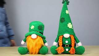 St Patricks Day Decorations Gnome Plush Home Table Ornament Decor Swedish Tomte Leprechaun