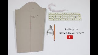 Step-by-Step Draft of The Basic Sleeve Pattern (watch in HD)