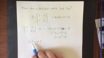Example of a defective matrix