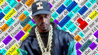 Rakim, Guess Who’s Back | Rhyme Scheme Highlighted