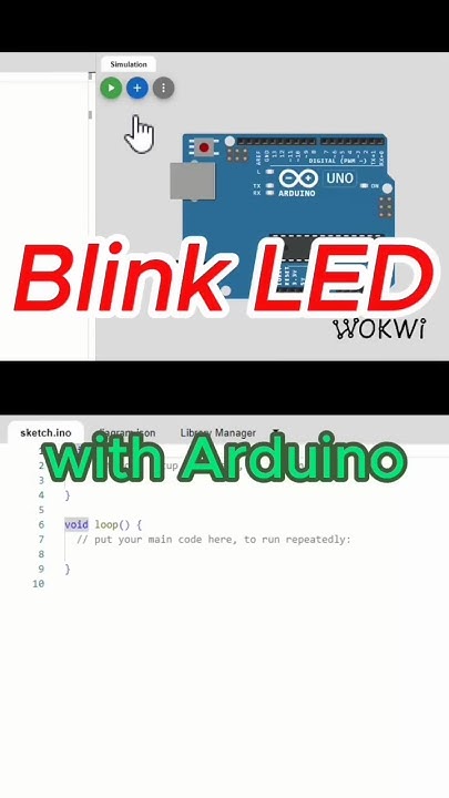 How to Blink an LED with Arduino || Step-by-Step Tutorial || WOKWI ...