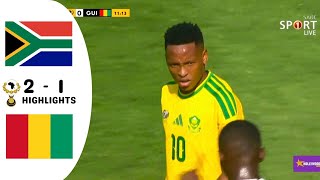 South Africa vs Guinea 🇿🇦🔥 | AFCON 2027 Qualifiers | Match Highlights & Goals