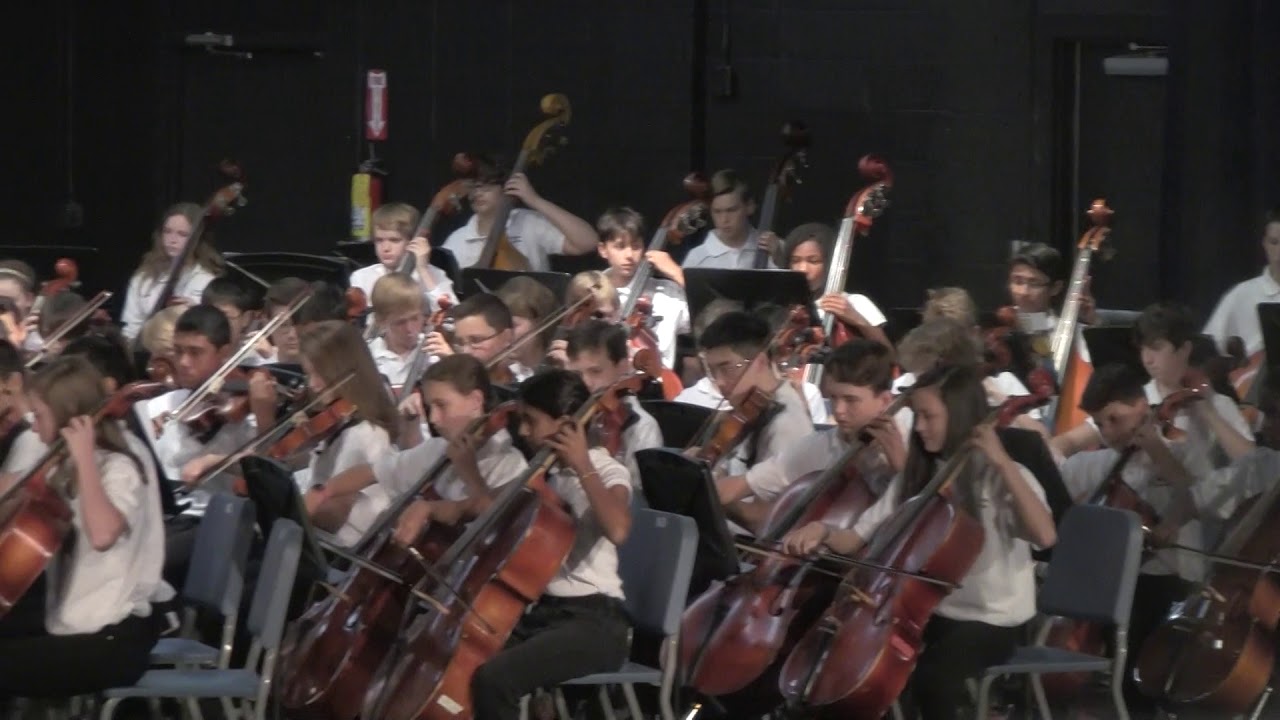 Fanfare for Strings - Dodgen MS 7th Grade Fall Concert 2017 - YouTube