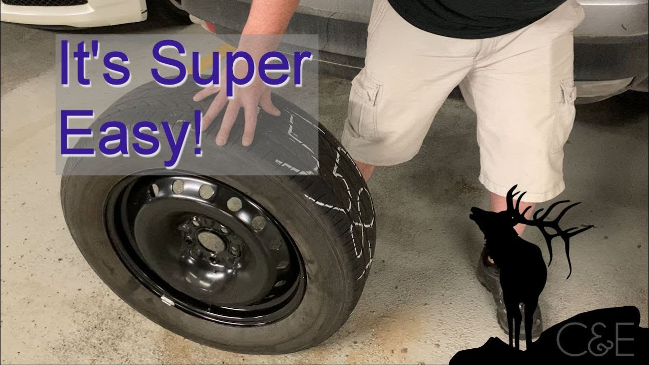 Putting In A Full Sized Spare Tire On Our Honda Pilot