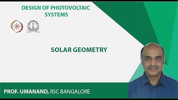 Solar geometry