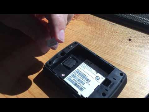 How to Swap a SIM Card in Verizon Novatel 6620L Jetpack MiFi - YouTube