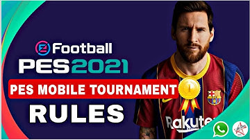 PES MOBILE TOURNAMENT- ALL RULES | PES MOBILE FREE TOURNAMENT | BASIC RULES OF PES MOBILE TOURNAMENT