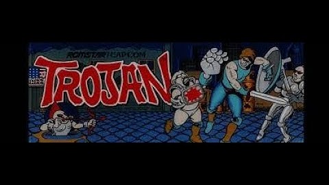 Trojan (Arcade) Playthrough