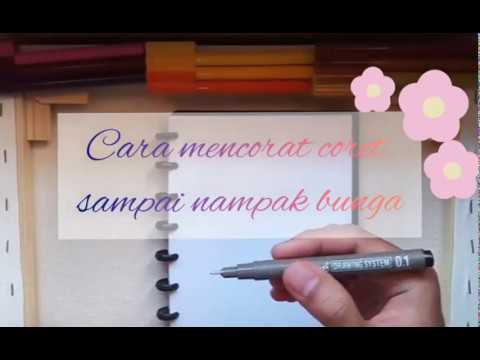 Bagaimana menggambar bunga // How to draw flowers - YouTube