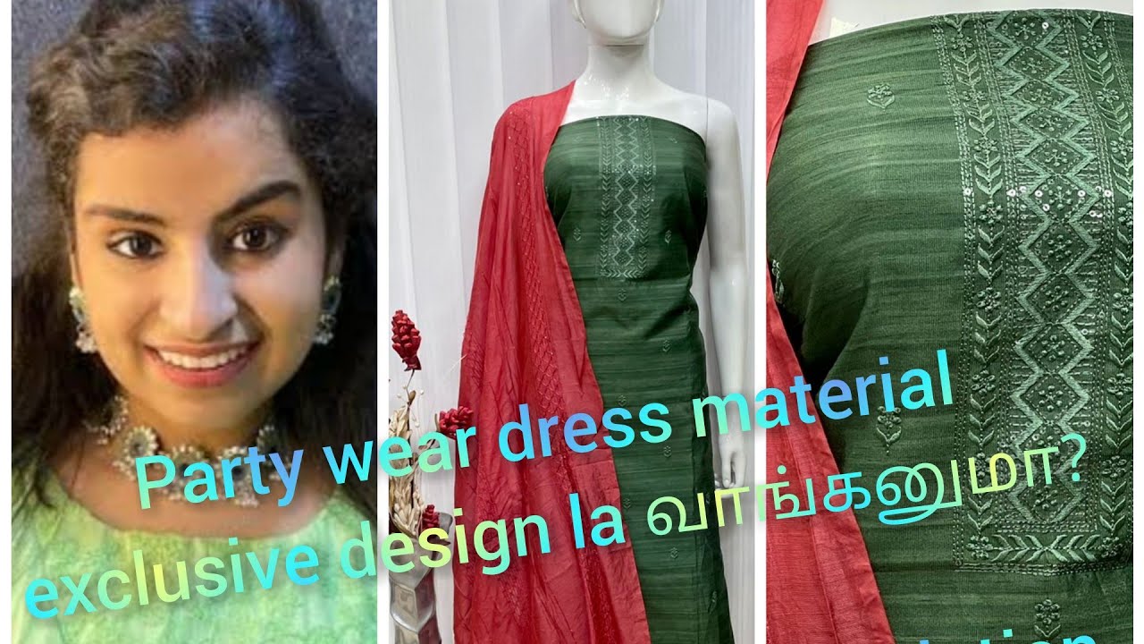 Trending now Buy salwar materials for party wear 