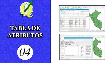 #4  QGIS - Manejo de tabla de atributos en QGIS