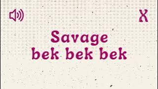 Savage Bek Bek Bek - Sound Effect Indonesia