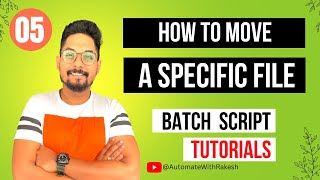 batch script to move file