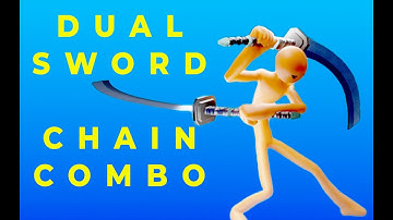 Animating chain dual sword combo animation
