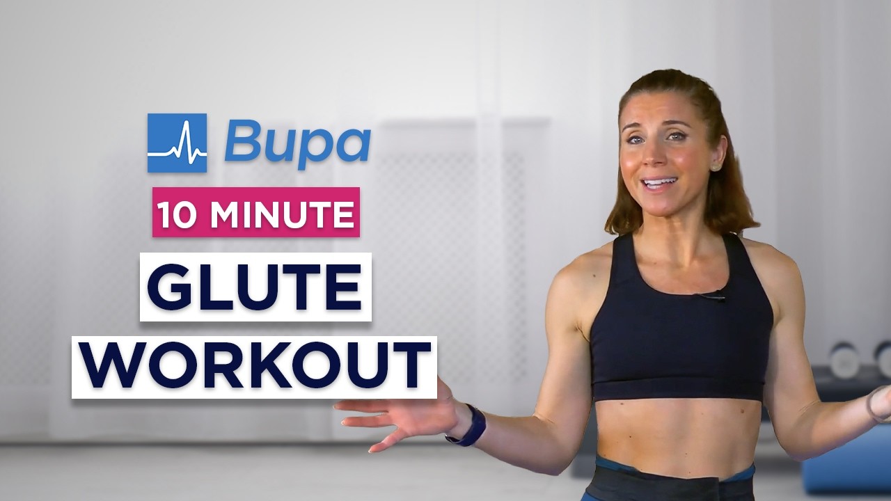 Strong glutes and hips | 10 minute no equipment workout | Bupa Health ...