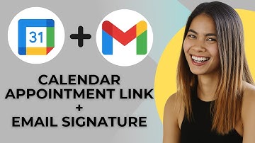 How to add a Google Calendar appointment link in your email signature