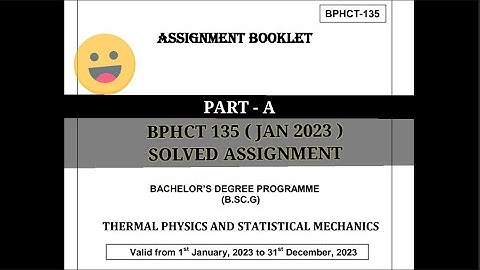 BSCG IGNOU 🔥|| BPHCT - 135 SOLVED ASSIGNMENT || QUESTION NO.1|| 🤩JAN 2023 TO DEC 2023 || IGNOU
