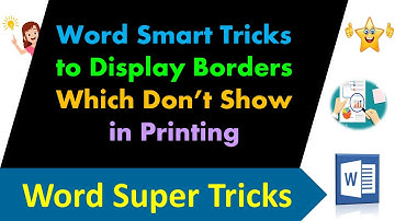 How to Display Table Gridlines in Microsoft Word