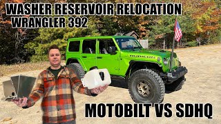 Comparing MotoBilt & SDHQ Wrangler 392 Washer Reservoir Relocation Kits by ShockerRacing Garage 1,645 views 1 year ago 18 minutes