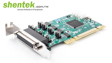 4 port 5V 12V RS232 PCI Card RS 232 Power IO shentek 62003 standard low profile bracket