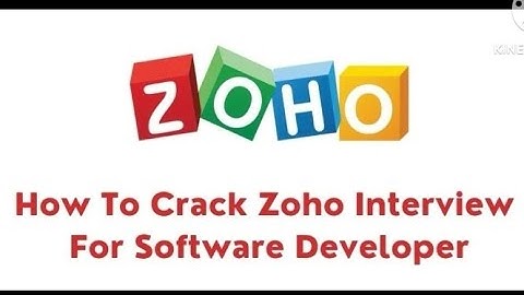 How to crack zoho interview for software developer || Tamil