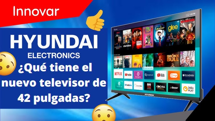 T.V. HYUNDAY LED HYLED427GIM 42″ SMART FHD COMANDO DE VOZ → Muebleria Valdez