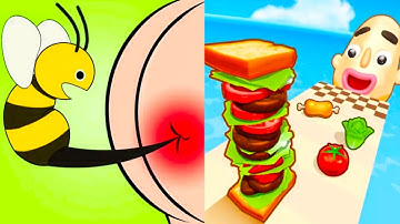 Help Me Tricky Story vs Sandwich Runner - All Levels Gameplay (Android,iOS) Part 30