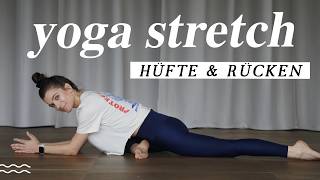Entspanntes Yoga für Hüfte, Rücken & Schultern | Bye Bye Stress und Anspannung! 👋 | 25 Min. Stretch