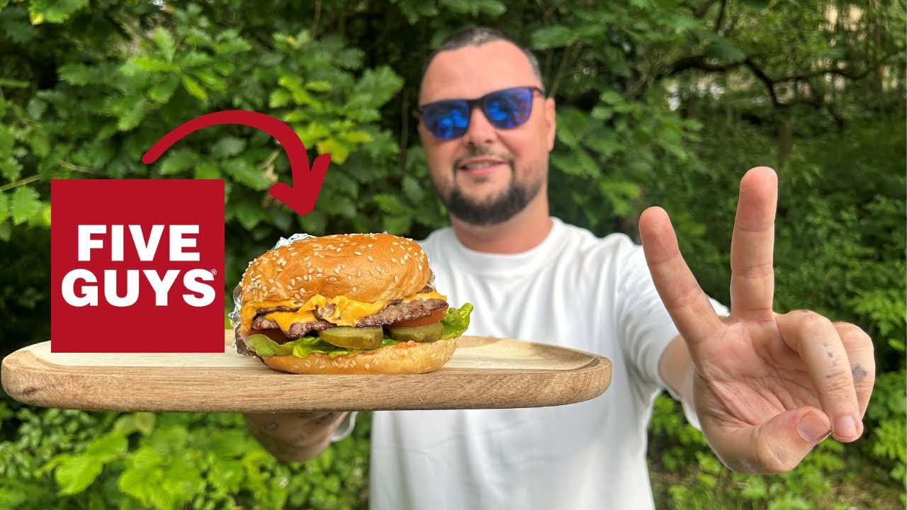 Cooking Five Guys Burgers in My TINY Camper