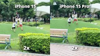 iPhone 15 vs iPhone 15 Pro_4k/60fps_Zoom test