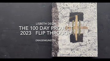 The 100 day project 2023 Flip through