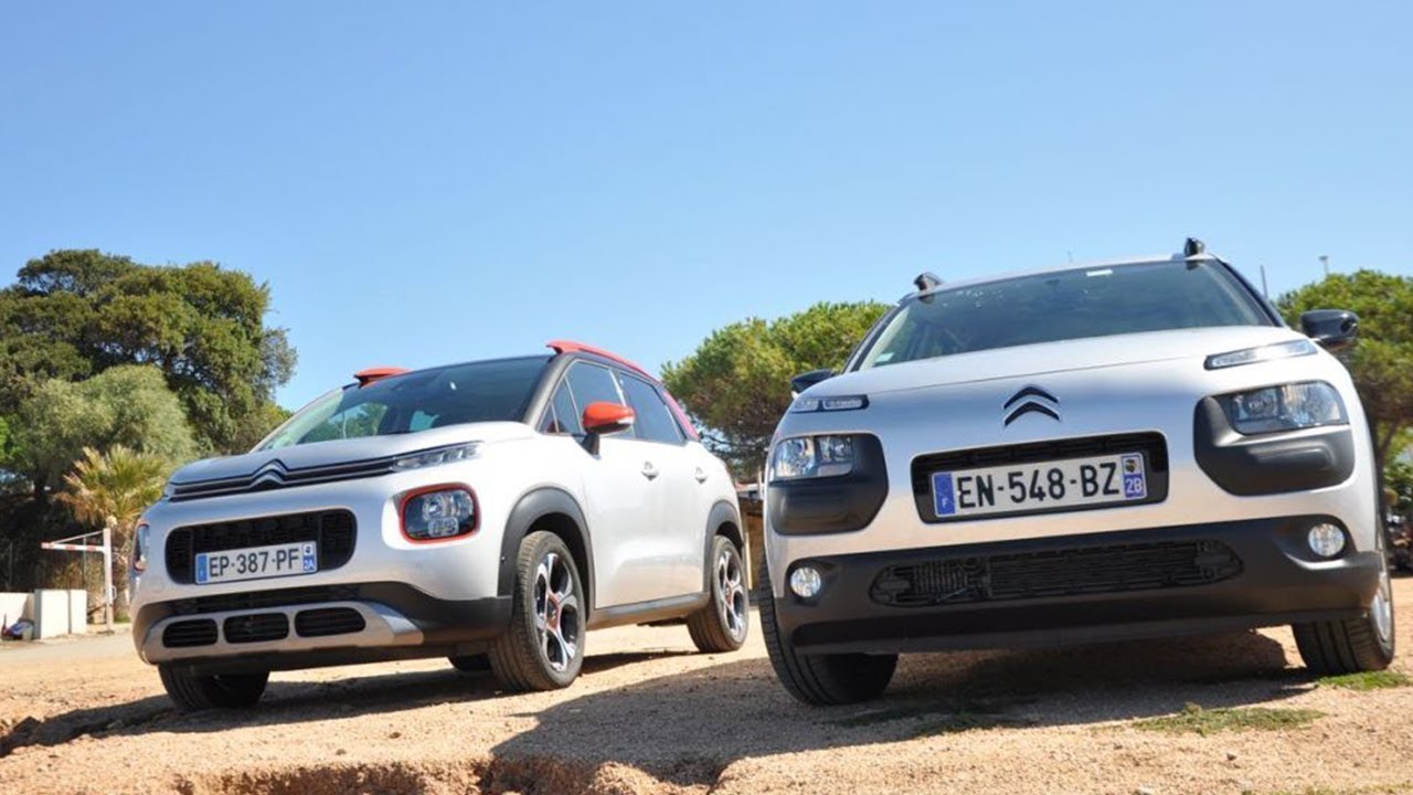 2017 Citroen C4 Cactus Vs 2018 Citroen C3 Aircross - Youtube