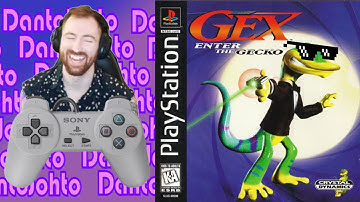 Gex Enter the Gecko PS1 | DantoJohto Plays the Classics Part 4 | Playthrough with commentary