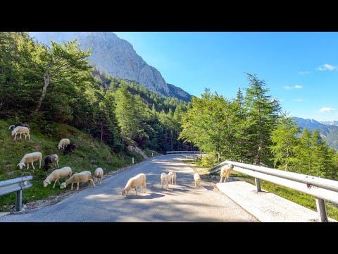 Driving the Wurzen pass, Vršič pass & Mangart Saddle, Austria, Slovenia & Italy