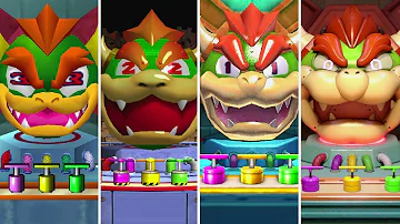 Evolution of Bowser's Big Blast in Mario Party (1999-2021)