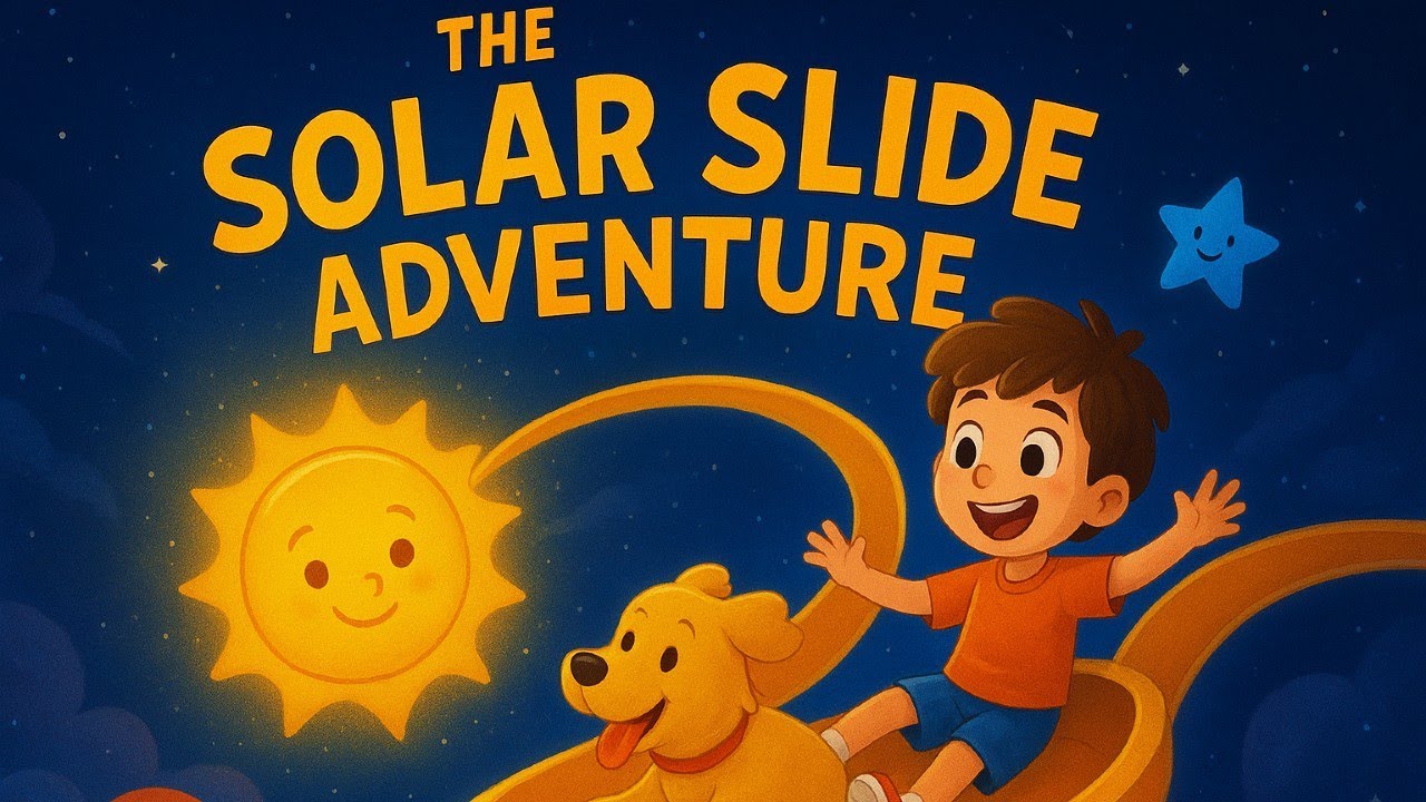 A Slide Around the Sun! 🌞✨ Leo & Poppy’s Cosmic Adventure